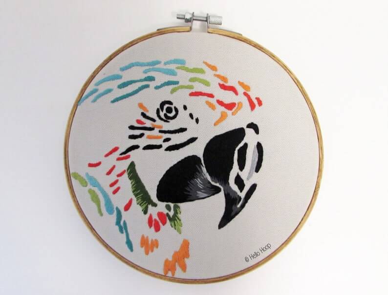 parrot etsy - De 25 mooiste borduurpatronen met dieren